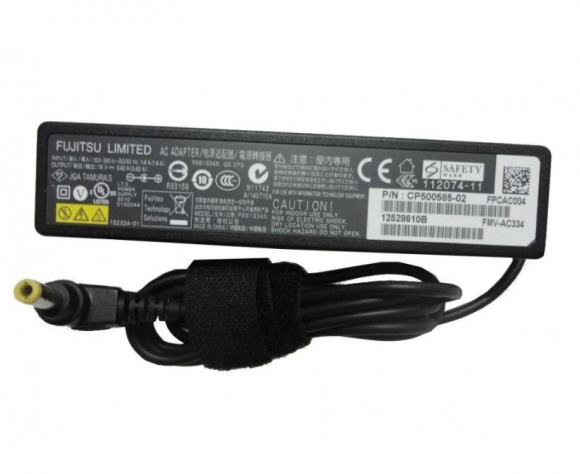 Genuine Slim 65W Fujitsu A11-065N5A CP500620 AC Adapter Charger + Power Cord